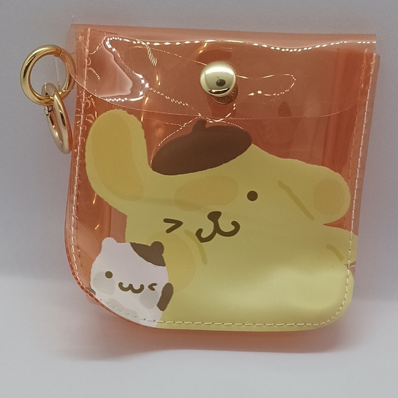 Pompompurin Sanrio pendant PVC earphones pouch - Picture 1 of 5
